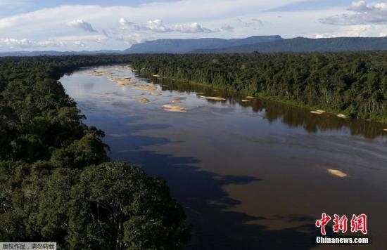 資料圖：亞馬孫雨林內(nèi)的河流。