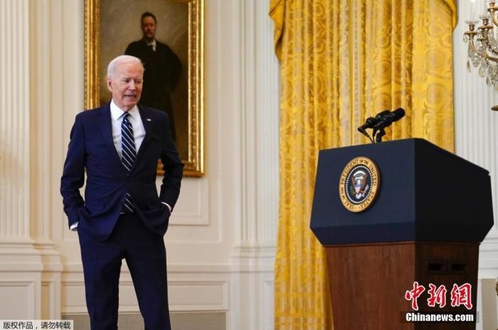 資料圖：美國總統(tǒng)拜登。