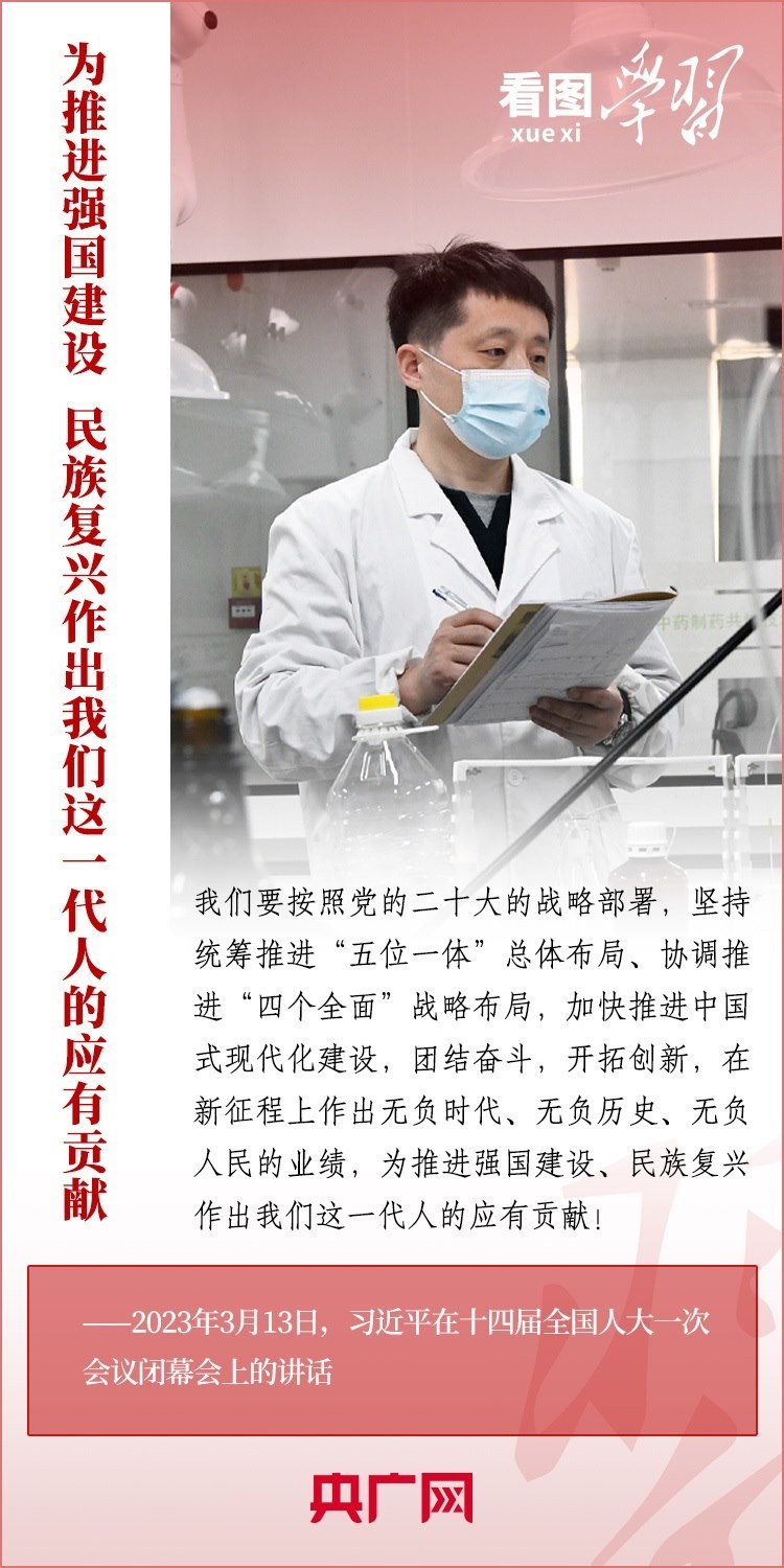 看圖學(xué)習(xí)丨為推進(jìn)強(qiáng)國建設(shè)、民族復(fù)興作出我們這一代人的應(yīng)有貢獻(xiàn)