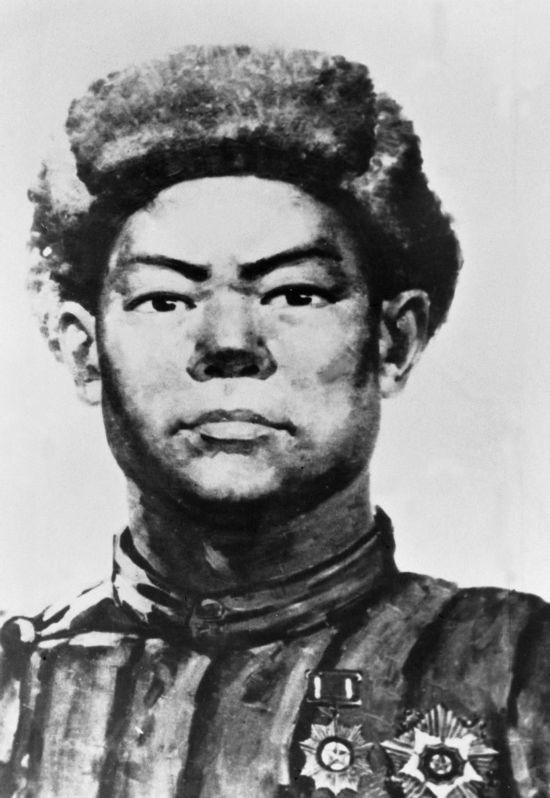 這是黃繼光像。新華社發(fā)（資料照片）