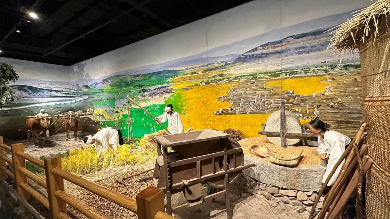 《朝鮮族民俗陳列》展廳。人民網(wǎng)記者 金洪花攝