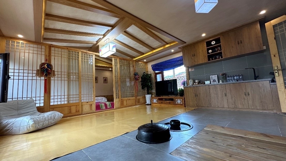 具有朝鮮族特色的民宿。人民網(wǎng)記者 金洪花 攝