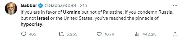 巴以爆發(fā)新沖突后，他再指西方“雙標(biāo)”