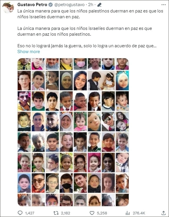 巴以爆發(fā)新沖突后，他再指西方“雙標(biāo)”