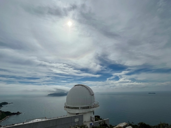 天文樓太陽望遠(yuǎn)鏡圓頂。人民網(wǎng)高清揚(yáng)攝