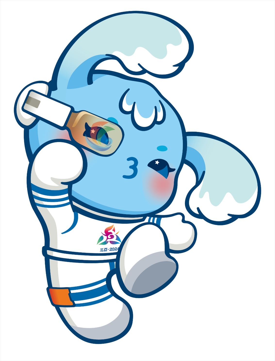 第十二屆全國少數(shù)民族傳統(tǒng)體育運動會吉祥物“吉貝”。第十二屆全國少數(shù)民族傳統(tǒng)體育運動會組委會供圖