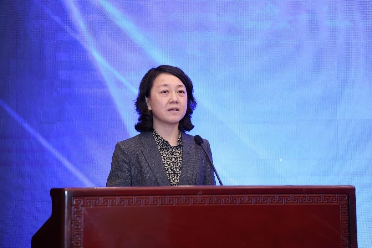 中華全國新聞工作者協(xié)會黨組成員、書記處書記吳兢致辭。主辦方供圖