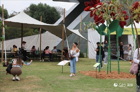 坎波·馬特活動(dòng)現(xiàn)場(chǎng)。埃內(nèi)斯托·多明戈斯攝