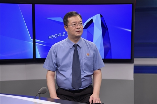 福建省泉州市人民檢察院檢察長(zhǎng)施建清。人民網(wǎng)記者 王曉嘯攝