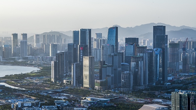 圖為深圳前海城市風(fēng)光。
