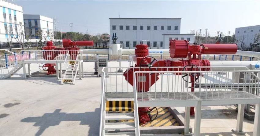 300兆瓦壓氣儲能示范工程鹽穴儲氣庫井場。受訪者供圖