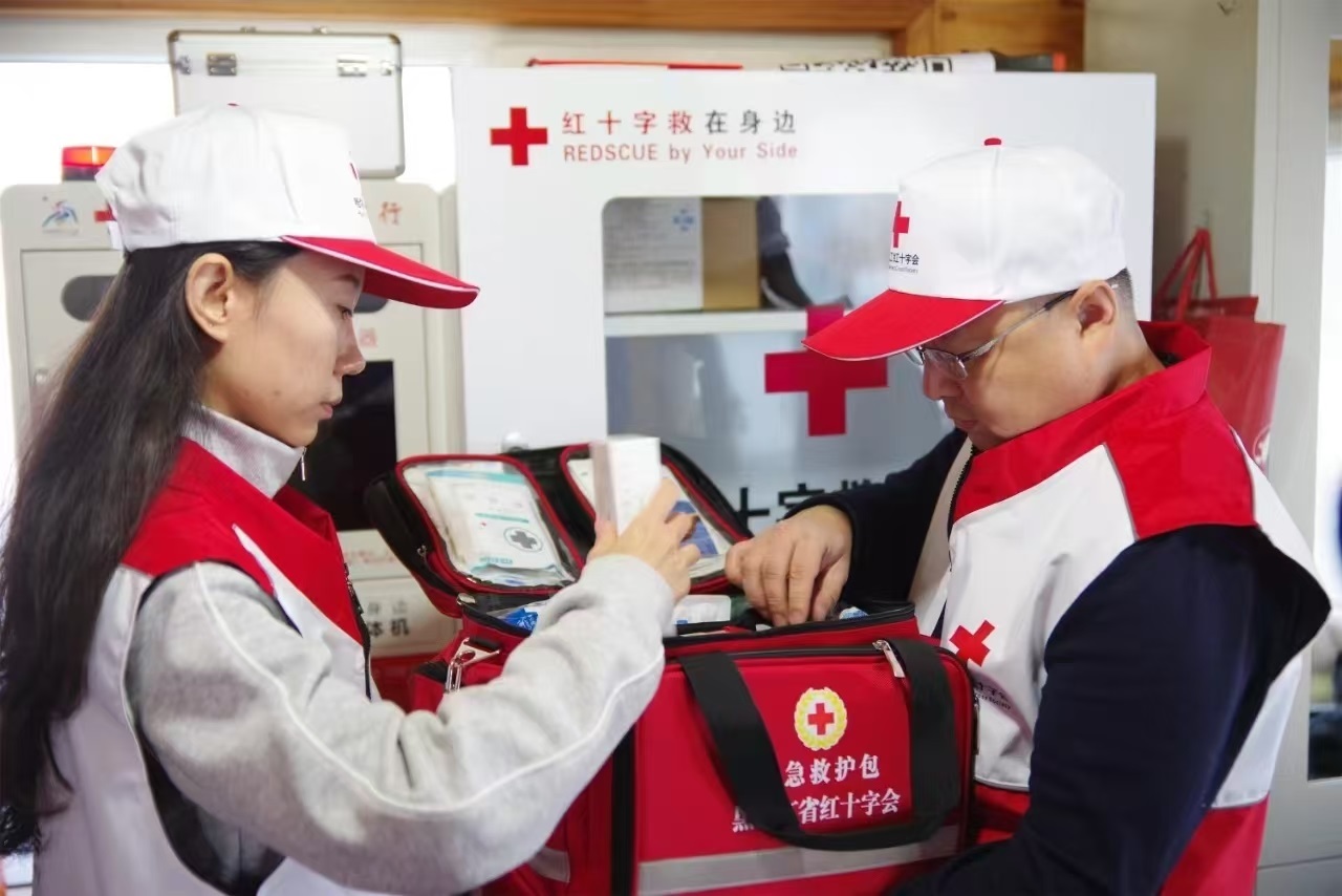 應急救援志愿者培訓現(xiàn)場。 中國紅十字會總會供圖