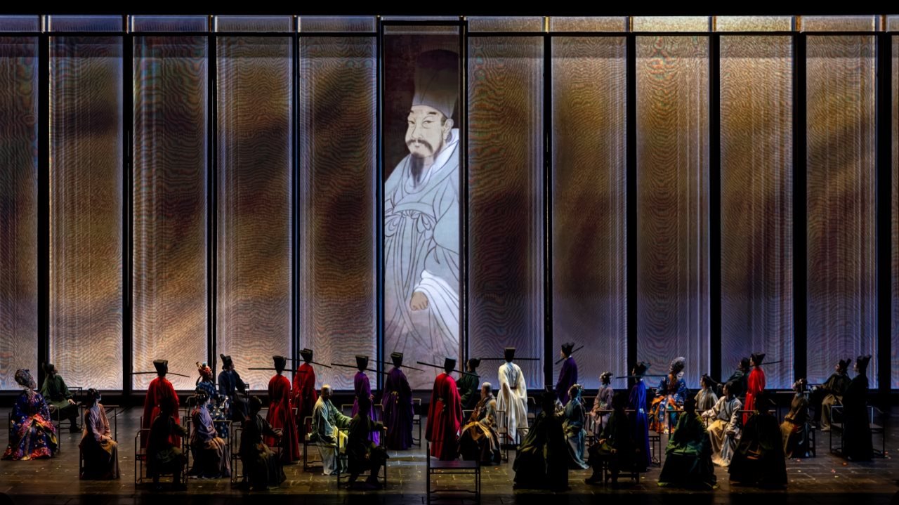 《蘇堤春曉》演出現(xiàn)場。國家話劇院供圖