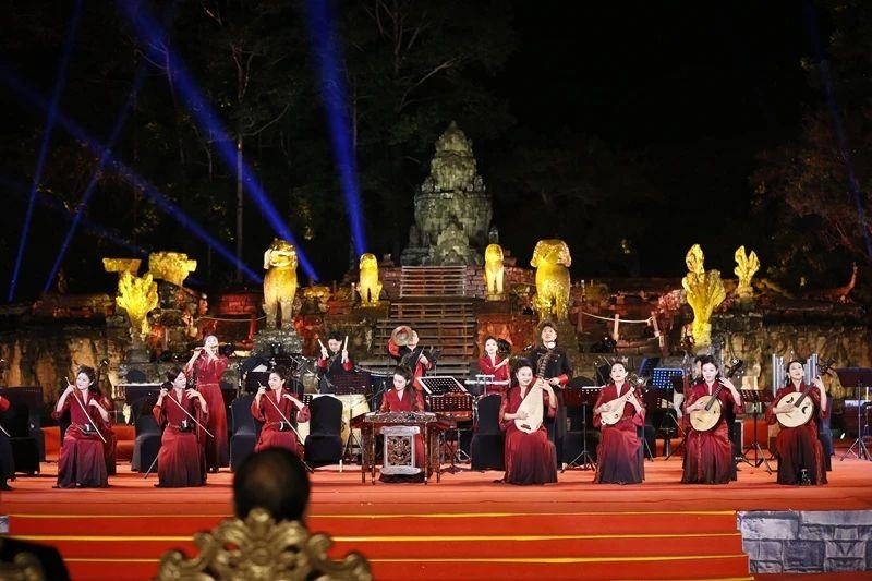 2024年1月13日，在柬埔寨暹粒舉行的“中柬人文交流年”啟動儀式。