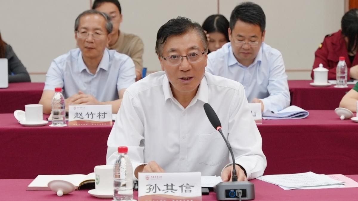 中國(guó)工程院院士、中國(guó)農(nóng)業(yè)大學(xué)校長(zhǎng)孫其信。校方供圖